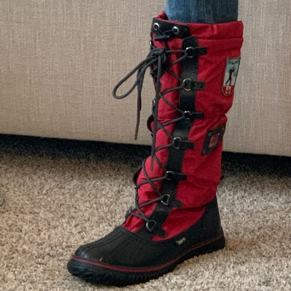 NWOT Red Snow Boots!